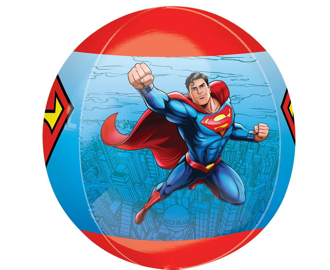 Foil balloon ORBZ 15" Superman EOL